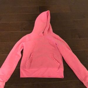 Neon pink hoodie